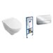 Инсталляция VILLEROY&BOCH 92246100 с унитазом O.NOVO 5688H101 + сиденье Soft Close + кнопка смыва 92249061 Изображение