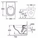 Инсталляция VILLEROY&BOCH 92246100 с унитазом O.NOVO 5688H101 + сиденье Soft Close + кнопка смыва 92249061 Изображение