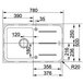 Кухонная мойка FRANKE IMPACT IMG 611 (114.0177.612/114.0363.841) оникс Изображение