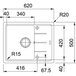 Кухонна мийка FRANKE BASIS BFG 611-62 (114.0285.249) ваніль Зображення
