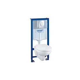 Инсталляция скрытого монтажа Grohe Solido Perfect (39192000)+унитаз с сиденьем. Изображение