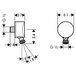 Шланговое подсоединение HANSGROHE Fixfit 27506000 Изображение