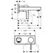 Смеситель для умывальника HANSGROHE Metris S 31162000 Изображение