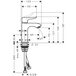Смеситель для умывальника HANSGROHE Metris Classic 31088000 Изображение