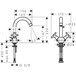 Смеситель для умывальника HANSGROHE Logis Classic 71270000 Изображение