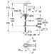 Смеситель для умывальника GROHE Quadra 23441000 Изображение