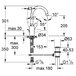 Смеситель для умывальника GROHE Eurostyle Cosmopolitan 23043002 Изображение