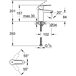 Змішувач для умивальника GROHE Eurostyle 3246820E Зображення