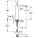 Змішувач для умивальника GROHE Eurodisc Joy 23428LS0 Зображення