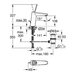 Смеситель для умывальника GROHE Eurodisc Joy 23427000 Изображение
