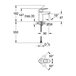Смеситель для умывальника GROHE BauLoop 23337000/23159000 Изображение