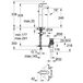 Смеситель для умывальника GROHE BauEdge 32860000 Изображение