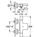 Змішувач для ванни GROHE Grohtherm Cube 34497000 Зображення