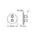 Змішувач для ванни GROHE Grohtherm 1000 19986000 Зображення