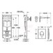 Інсталяція GROHE Rapid SL 38722001 + кнопка змиву Skate Air (38505SH0) Зображення
