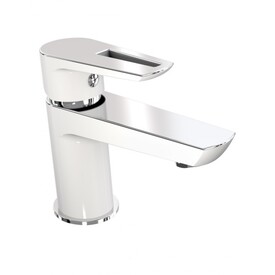 Смеситель для раковины IMPRESE Breclav 05245W, хром/белый Изображение