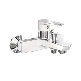 Смеситель для ванны, хром/белый IMPRESE Breclav 10245W Изображение