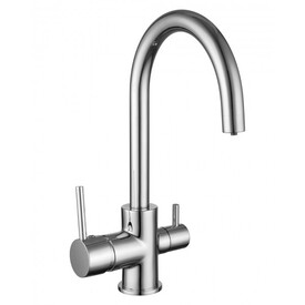 Смеситель для кухни на две воды IMPRESE DAICY(хром) 55009-U Изображение