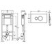 Інсталяція VIEGA Standard 2S 713386 + кнопка змиву Visign for Style 10 (596323) Зображення