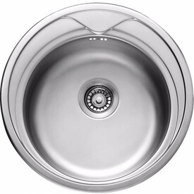 Мойка кухонная врезная Ula 7109 satin+сифон Изображение