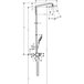 Душевой гарнитур HANSGROHE  SHOWERPIPE Raindance Select 360 27112000 Изображение
