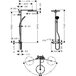 Душевой гарнитур HANSGROHE  SHOWERPIPE Raindance Select 300 27114000 Изображение