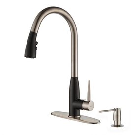 Смеситель для кухни в комплекте c дозатором Geo Arch  KPF-1702-KSD-42SS Изображение