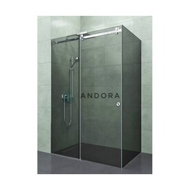 Душевая кабина Andora Dream 1300x900x200 скло grafite L/R Изображение