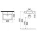 Раковина Idevit Halley 60 см 3201-0455 Изображение