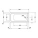 Акриловая ванна Duravit D-Code 150х75 (700095000000000) Изображение