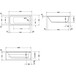 Акриловая ванна Duravit D-Code 160х70 (700096000000000) Изображение