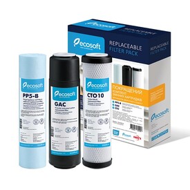 Улучшенный комплект картриджей Ecosoft 1-2-3 для фильтра обратного осмоса CHV3ECO Изображение