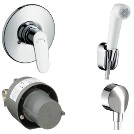 Hansgrohe Porter Набор Скрытого монтажа для душа, с гигиенической лейкой (31967000+13620180+27454000+32127000) Изображение