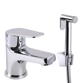 Смеситель для умывальника TOPAZ CAPRI TCA-15206-H43 гигиен. с стоп-лейкой, встроенный клапан,D35 Изображение