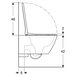 Комплект інсталяція Geberit Duofix 3-in-1 458.126.00.1 + чаша унітазу Smyle Square Rimfree 500.683.00.2 Зображення