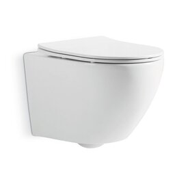 Унитаз подвесной Devit Universal 3020162 безободковый с сиденьем soft-close, quick-fix Изображение