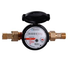 Лічильник гарячої води ECOSTAR DN15 1/2″ E-D R160 Изображение