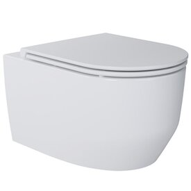 Підвісний безобідковий унітаз Devit 3030140 ART 3.0 з кришкою soft-close, Vortex Flush, білий Изображение