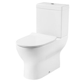Унітаз-компакт Devit Fresh 3110121 безобідковий, тонка кришка soft-close, quick-fix Изображение