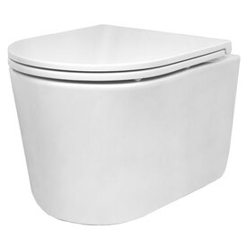 Унітаз підвісний безобідковий Devit 320150 STYLE з крийшкою soft close, Vortex Flush Изображение
