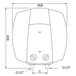 Водонагрівач Bosch Tronic 2000 TR 2000 15 B/15л 1500W (над мийкою) Зображення