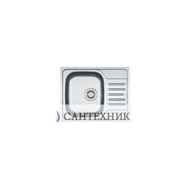 Кухонная мойка FRANKE POLAR PXL 611-60 (101.0444.100) декор + смеситель Narew 35 Plus Изображение