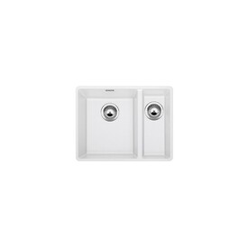 Кухонная мойка BLANCO SUBLINE 340/160-F (519805) белый, чаша слева Изображение