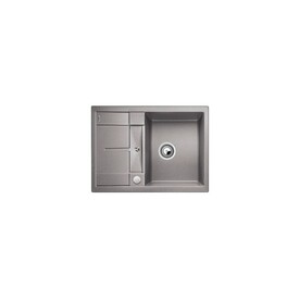 Кухонная мойка BLANCO METRA 45 S Compact (519574) алюметаллик + сливной гарнитур (224040) Изображение