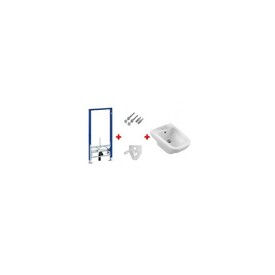 Инсталляция GEBERIT 111.520.00.1 с биде VILLEROY&BOCH Joyce Изображение