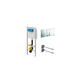 Инсталляция VIEGA Standart 727550 3 в 1 (с удлиненными креплениями) + кнопка смыва Visign for Style14 (654696) Изображение