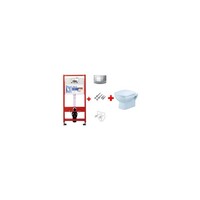 Інсталяція TECE 9.400.005 комплект з унітазом DEVIT COMFORT 9400005C + (сидіння Soft Close) + кнопка змиву 9240226 Зображення