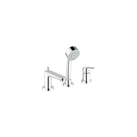 Смеситель GROHE Bau Edge 25117000 для ванны на 3 отв. Изображение