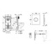 Інсталяція GROHE Rapid SL 3 в 1 38860000 + кнопка змиву Luna Cosmopolitan (38765000) + звукоізолююча прокладка Зображення