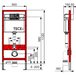 Инсталляция TECE 9.400.005 комплект с унитазом LAUFEN Pro (8.2096.6) + (сиденье Soft Close) + кнопка смыва TECEambia (9400005) Изображение